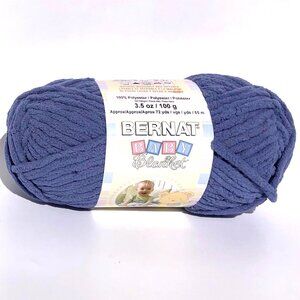 Bernat Baby Blanket Yarn in Baby Denim 03115 Super Bulky 6 Gauge 100 g 3.5 oz